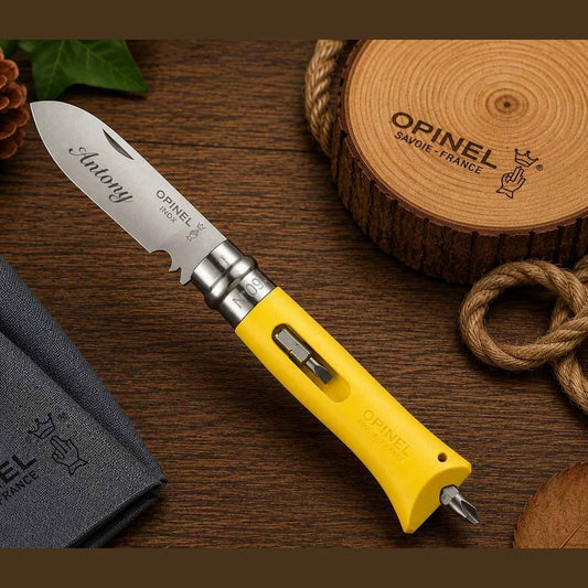 Couteau Opinel tournevis personnalisé