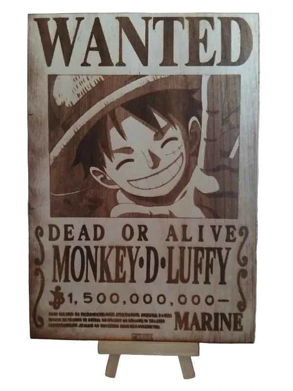 Affiche Wanted Luffy One Piece
