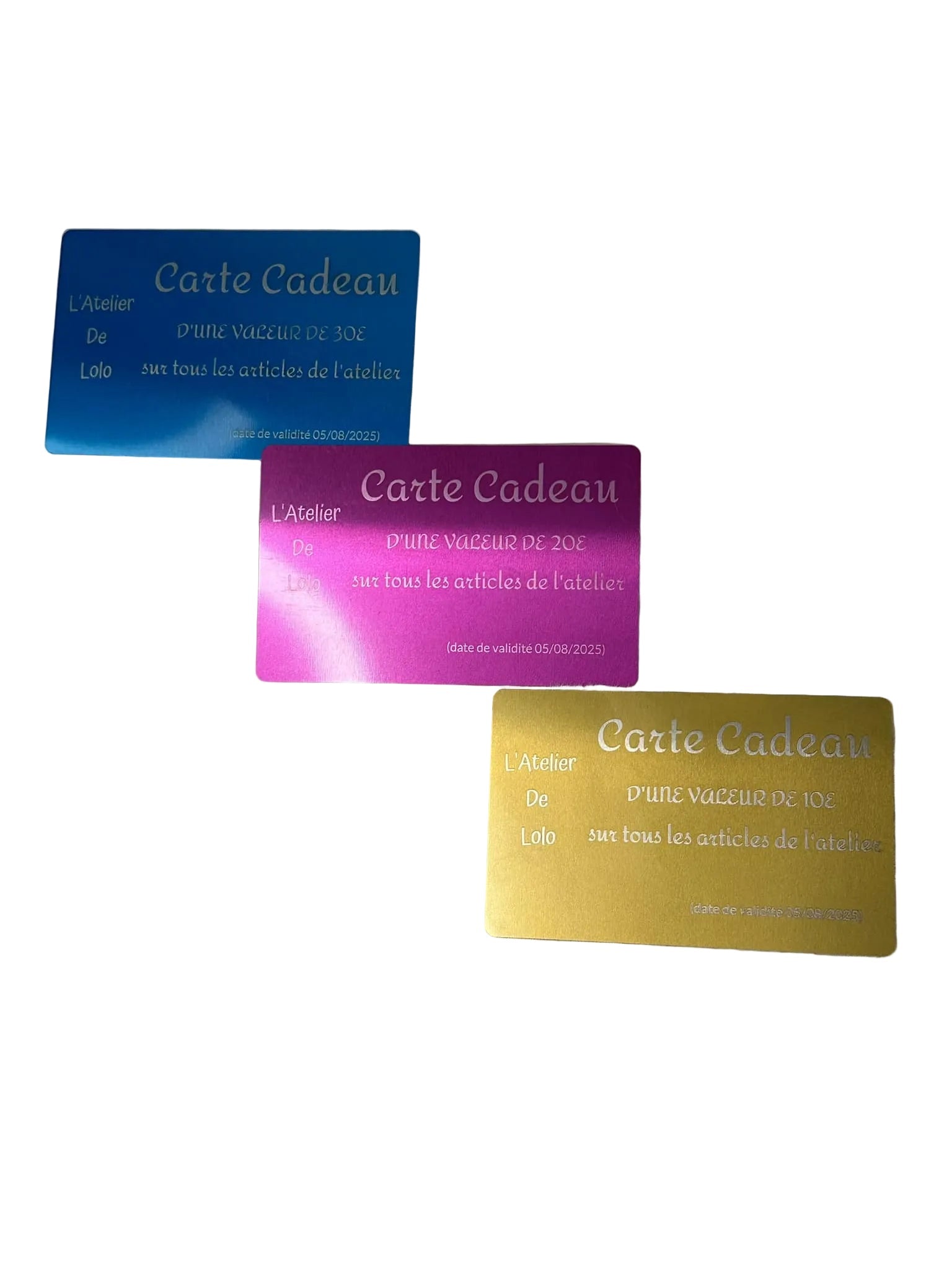 Carte Cadeau L'Atelier de Lolo - L'Atelier de Lolo