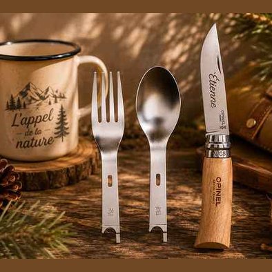 Couteau Opinel pique nique personnalisé - L'Atelier de Lolo