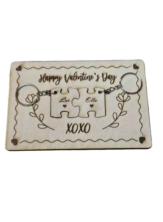 Duo Porte clefs personnalisés - L'Atelier de Lolo