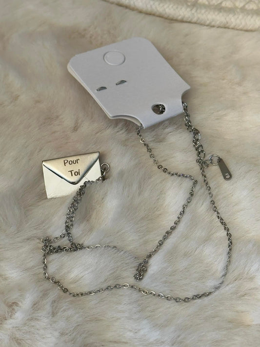 Pendentif Enveloppe personnalisé - L'Atelier de Lolo