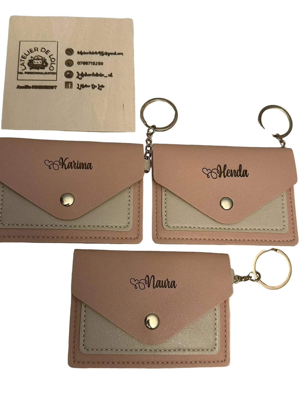 Porte - carte simili - cuir - L'Atelier de Lolo