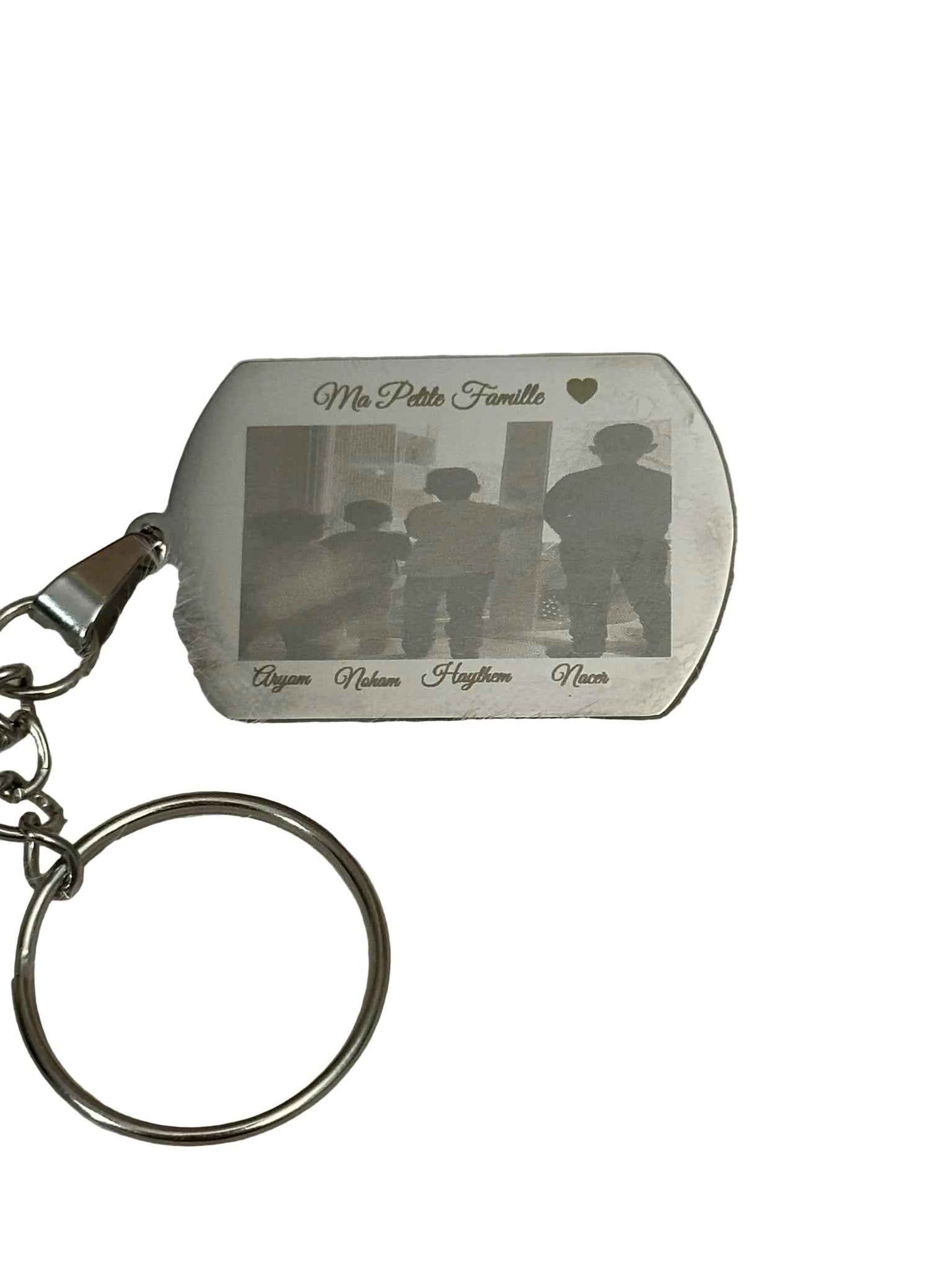 Porte clef plaque