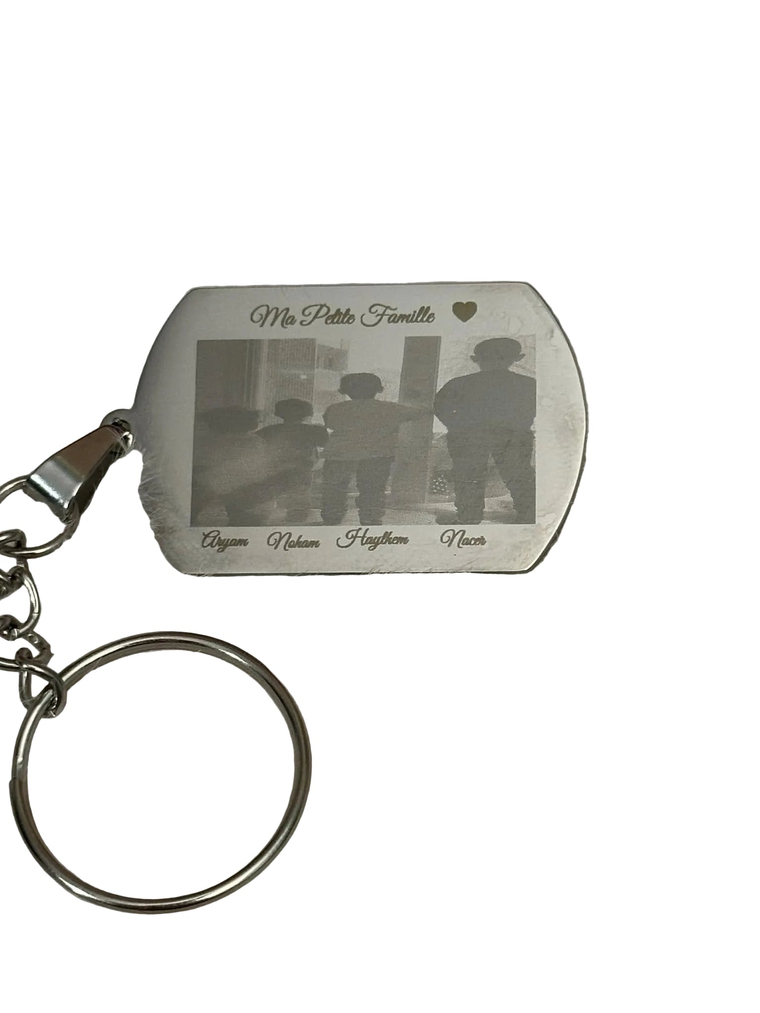 Porte clef plaque - L'Atelier de Lolo