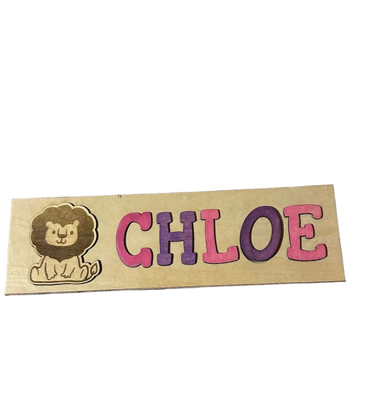 Puzzle prénom personnalisé - L'Atelier de Lolo