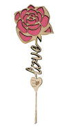 Rose en bois - L'Atelier de Lolo