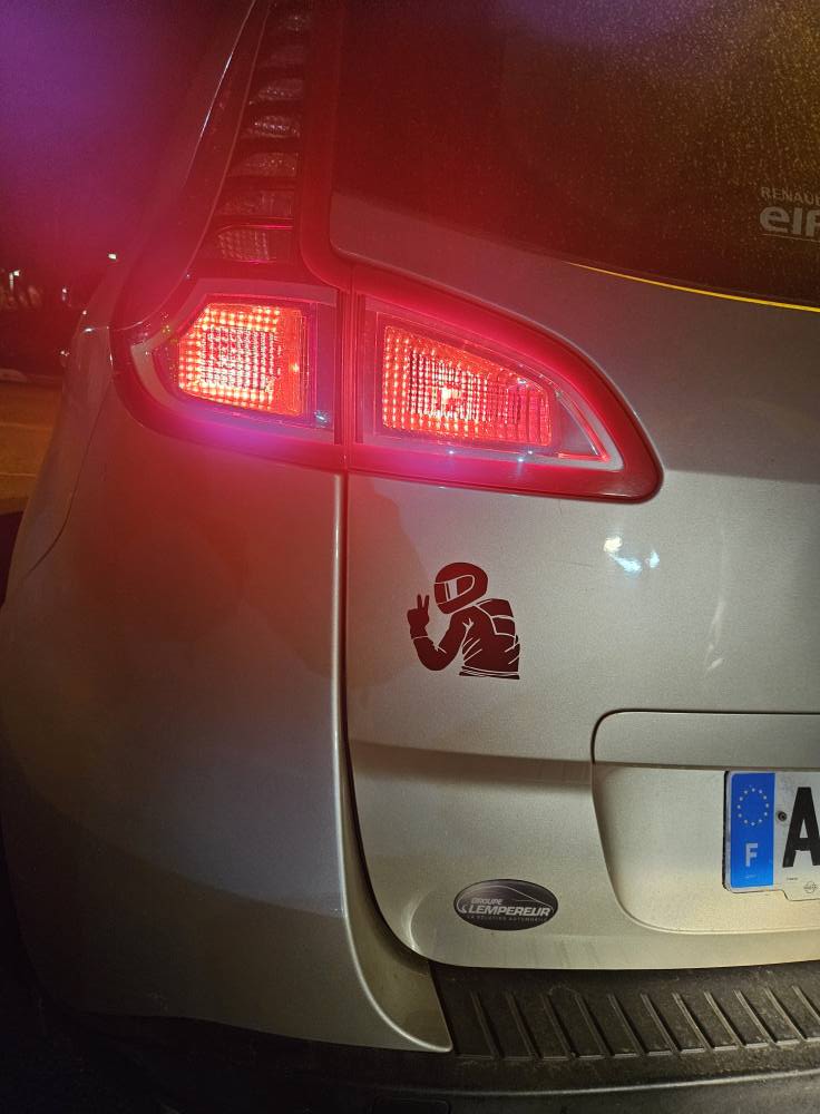 Sticker Motard - L'Atelier de Lolo