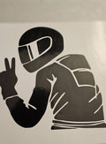 Sticker Motard - L'Atelier de Lolo